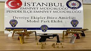 Pendik'kurulan Mobil Park Timlerinin “Ruhsatsız Tabanca” konusu ile ilgili