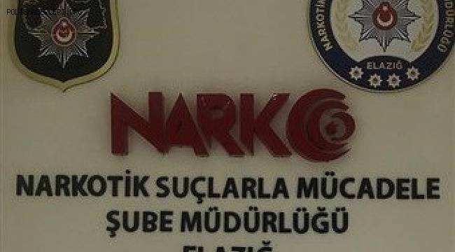 ELAZIĞ 'da  UYUŞTURUCU MADDE TİCARETİ OPERASYONU
