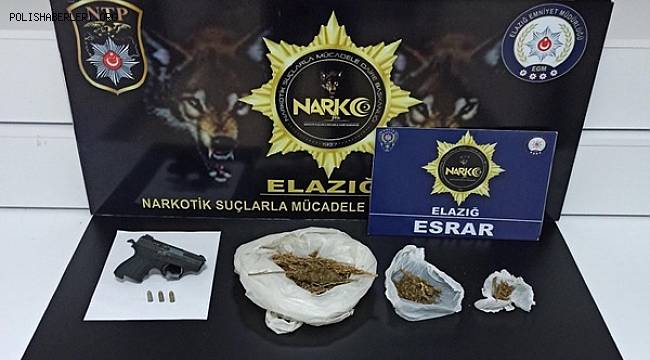 ELAZIĞ EMNİYETİ  UYUŞTURUCUYLA MÜCADELE ÇALIŞMALARI