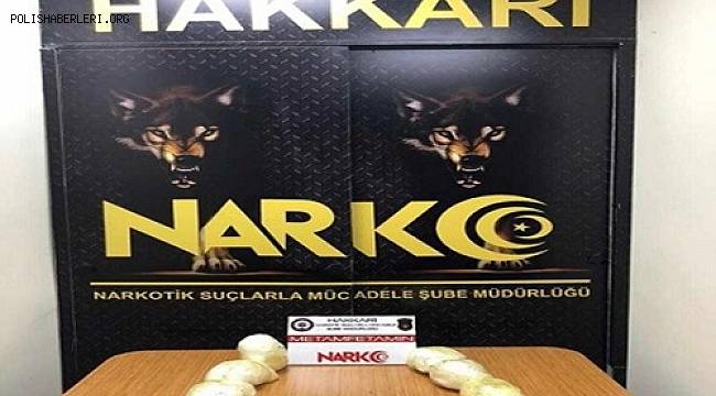 Hakkari'de 3 Kilo 340 Gram Metamfetamin Maddesi Ele Geçirildi