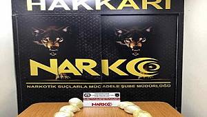 Hakkari'de 3 Kilo 340 Gram Metamfetamin Maddesi Ele Geçirildi
