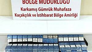 Karkamış'ta kaçak sigara ile telefon yakalandı 