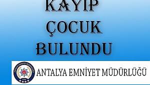 Kayıp Çocuk (U.Ç.) Bulundu 