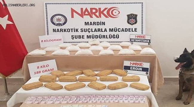Mardin'de 16 Kilo 188 Gram Uyuşturucu Ele Geçirildi 