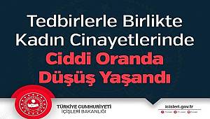 Tedbirlerle Birlikte Kadın Cinayetlerinde Ciddi Düşüş Yaşandı
