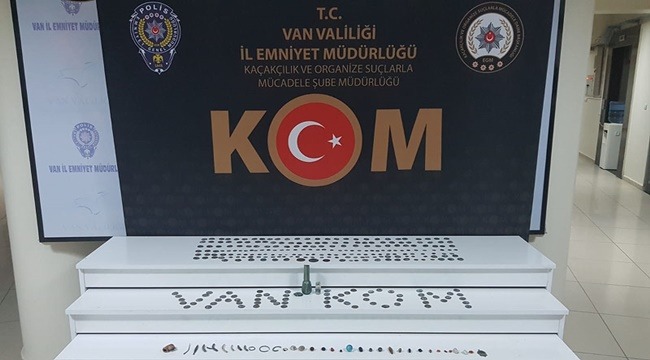 Van İl Emniyet Müdürlüğümüz tarafından Tarihi Eser Ele Geçirildi