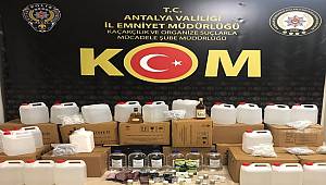 Antalya’da Beş Ayrı Operasyonda Gümrük Kaçağı Emtialar Yakalandı 