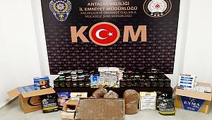 Antalya’da Üç Ayrı Operasyonda Gümrük Kaçağı Emtialar Yakalandı