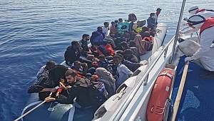 Aydın Açıklarında 40 Düzensiz Göçmen Kurtarılmıştır