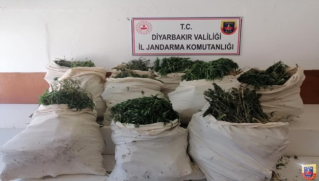Diyarbakır İl Jandarma Komutanlığı Tarafından Ele Geçirilen Uyuşturucu Maddeler  