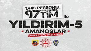 Hatay İlinde Yıldırım-5 Amanoslar Operasyonu Başladı 