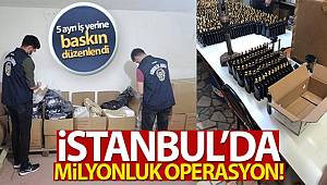 İstanbul'da 2 milyon 250 bin Liralık Sahte Parfüm Operasyonu