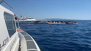 İzmir'de Türk Karasularına Geri İtilen 125 Düzensiz Göçmen Kurtarıldı