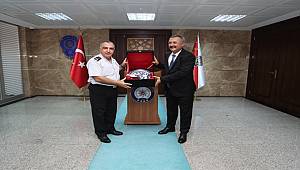 Jandarma Genel Komutan Yardımcısı Tümgeneral Sayın Halis Zafer KOÇ, İl Emniyet Müdürümüz Sayın Tacettin ASLAN’ı Makamında ziyaret etti