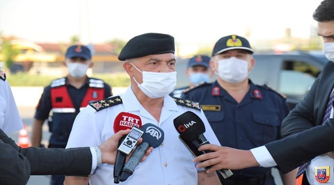 Jandarma Genel Komutanımız Orgeneral Arif ÇETİN, Covid-19 Denetimlerine Katıldı 