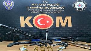Malatya'da yasa dışı silah ticaretine darbe 
