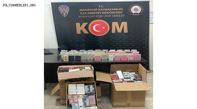 Manavgat İlçesinde Bir Araçta Gümrük Kaçağı Parfüm Ele Geçirildi 
