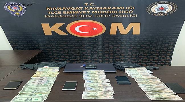 Manavgat İlçesinde Sahte Para Ele Geçirildi 