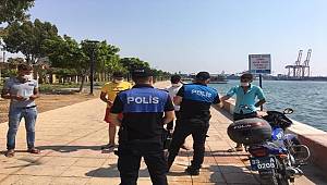 Mersin Polisi Koronavirüsle Mücadelede Ön Saflarda