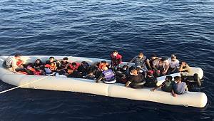 Muğla Açıklarında 40 Düzensiz Göçmen Kurtarılmıştır