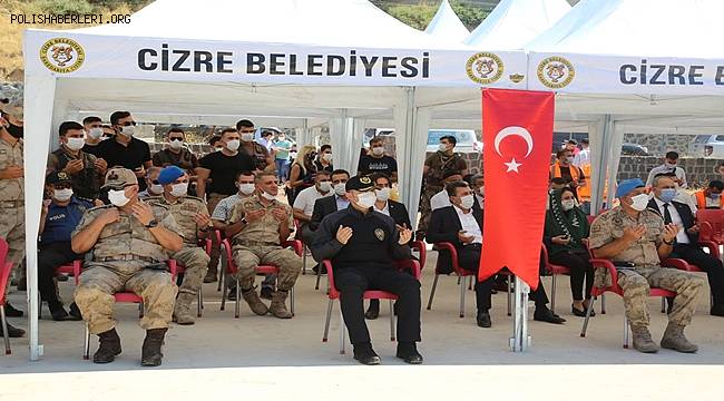 ŞIRNAK EMNİYET MÜDÜRLÜĞÜ ŞEHİTLER ANITI VE PARKI TEMEL ATMA TÖRENİ 