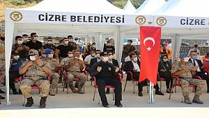 ŞIRNAK EMNİYET MÜDÜRLÜĞÜ ŞEHİTLER ANITI VE PARKI TEMEL ATMA TÖRENİ