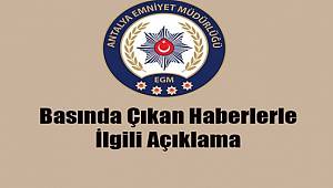 Sosyal Paylaşım Sitelerinde Yayınlanan Görüntüler ile İlgili Basın Açıklaması 