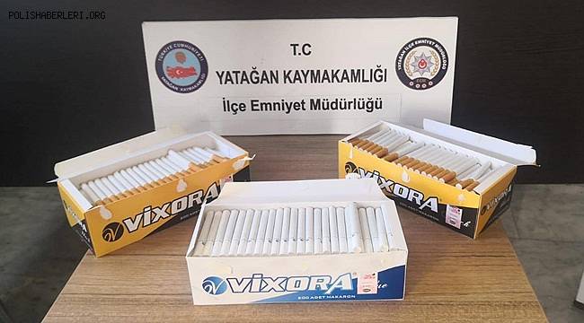 600 Adet Doldurulmuş Sigara Yakalandı 