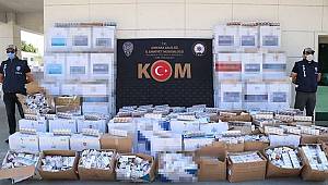 Ankara'da 57 bin paket kaçak sigara ele geçirildi 