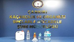 Çankırı Emniyet Müdürlüğü Sahte İçki Operasyonu