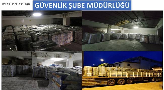 Gaziantep Güvenlik Şube Müdürlüğü ekiplerinden Sahte Deterjan Operasyonu 