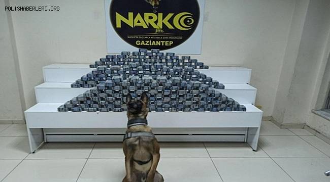 Gaziantep Polisi 100 kilogram Eroin ele geçirdi