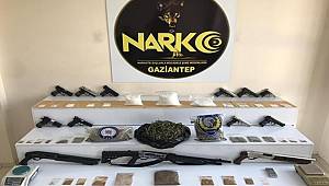 Gaziantep’te 655 polisle ‘Narko-Asayiş’ operasyonu yapıldı 