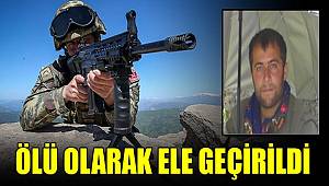 Gri kategoride yer alan terörist Iğdır'da ölü ele geçirildi