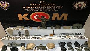 Hatay ve Şanlıurfa'da Tarihi Eser Kaçakçılığına yönelik Operasyon 