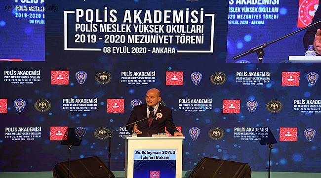 İçişleri Bakanımız Sayın Süleyman Soylu’nun katılımıyla Polis Meslek Yüksekokulları 2019/2020 Eğitim Öğretim Yılı Mezuniyet Töreni Gerçekleştirildi 