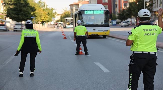 Konya Trafik Denetleme Şube Müdürlüğü Ekiplerimizin Başarılı Çalışmaları