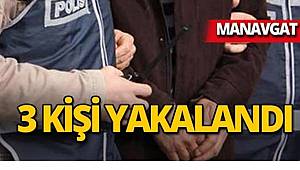 Manavgat İlçesinde Hakkında Kesinleşmiş Hapis Cezası Bulunan Aranan 3 Şahıs Yakalanarak Cezaevine Gönderildi 