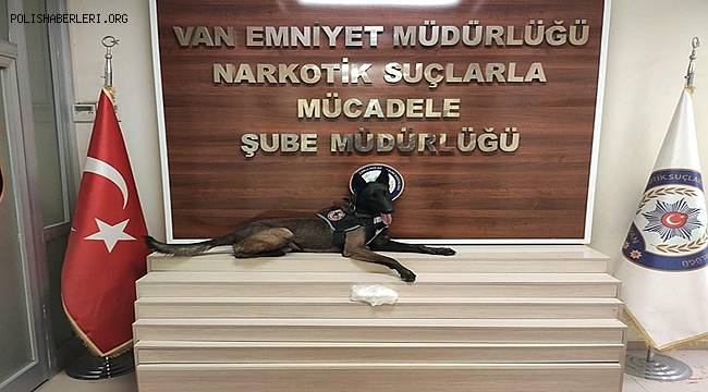  Narkotik Madde Arama Köpeği ZEUS ile Uyuşturucu Operasyonu