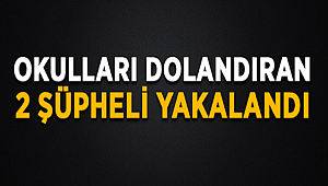 Okulların Yangın Tüplerini Ücretsiz Bakım Yapacağını Söyleyerek Alıp Başka Şahıslara Satan İki Şüpheli Yakalandı 