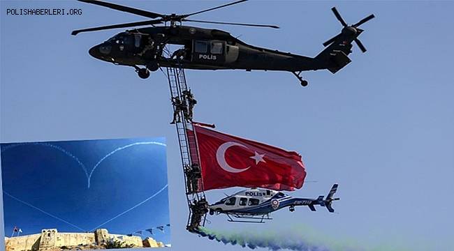 Polis Havacılık Teknofest2020 Gaziantep Semalarında..