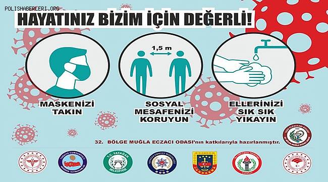 Polislerden Afişli Mücadele 