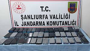 Şanlıurfa'da 157 gümrük kaçağı telefon ele geçirildi