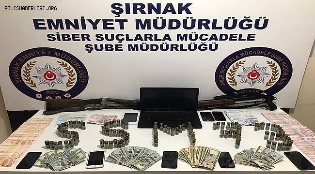 Şırnak'ta Yasa Dışı Bahis Operasyonu