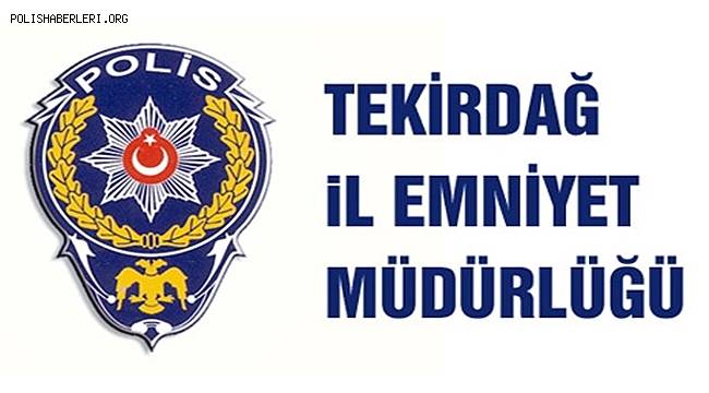 Tekirdağ KOM Şube Müdürlüğü 01.09.2020 Tarihli Çalışmaları