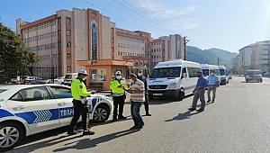 2020/2021 Eğitim Öğretim Yılı Okul Servis Araçları Denetimi Sürücü Rehber Personelleri Bilgilendirme Eğitimi