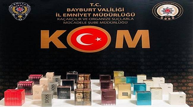 Bayburt Emniyet Müdürlüğünce Gümrük Kaçağı 30 Şişe Parfüm Ele Geçirildi, 1 Şüpheli Şahıs Yakalandı