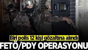 Bursa'da FETÖ/PDY operasyonu düzenlendi Biri polis 12 kişi gözaltına alındı