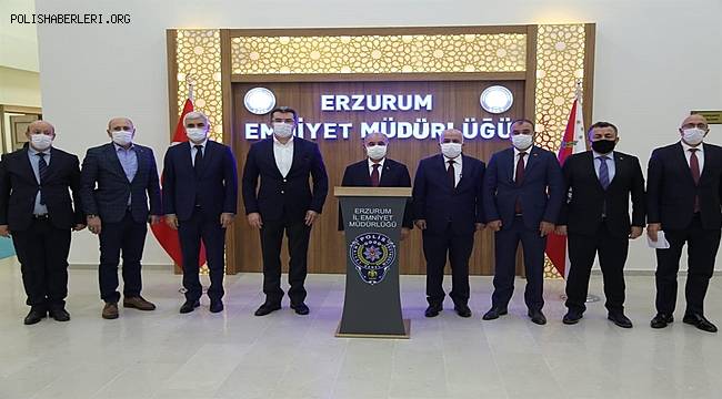 Emniyet Genel Müdürü Sayın Mehmet Aktaş Erzurum İl Emniyet Müdürlüğünü Ziyaret Etti 
