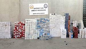 Gaziantep'te 12 bin 960 paket kaçak sigara ele geçirildi 